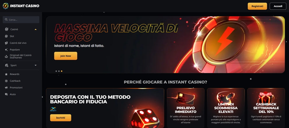 Instant casino
